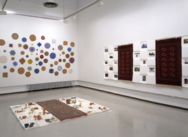 Gallery view from Sensus exhibition in Lahti Art Museum, 2001