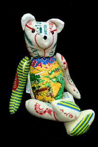 Kurda Basmati Teddy Bear, Mixed media, 35 x 18 x 18 cm, 2007