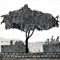 From the series of the Kurdish Life, ink on paper, 23 x 23 cm, 2013