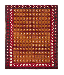 Dice Rya, beading, 40 x 31 cm, 2023